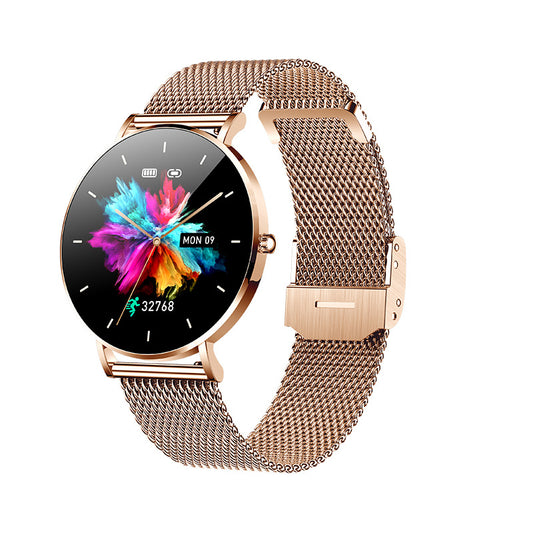 T8 Women's Smart Band High Definition Display Sports Health Step Counting Heart Rate Pressure Fitness Tracker Smart Watch
